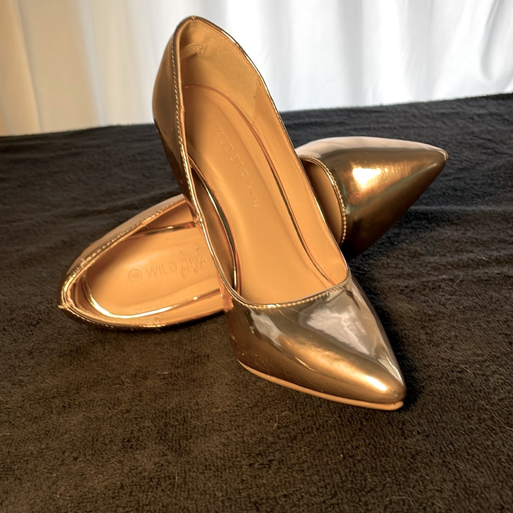 Rose Gold Chrome Stiletto